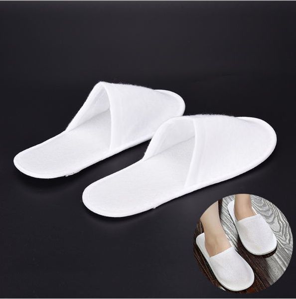 

disposable white slippers business touring l club portable non folding slippers non woven towel l disposable 2020