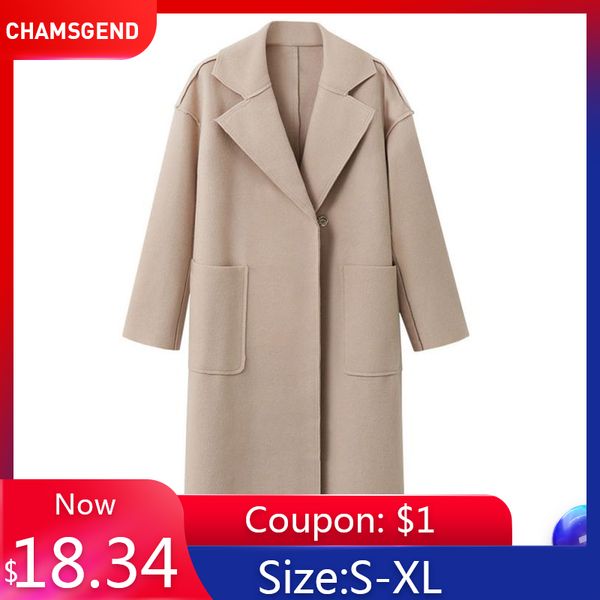 

women long sleeve oversize loose cashmere woollen jacket cardigan coat overcoat blouse woman blouse 2018 c30816, Black