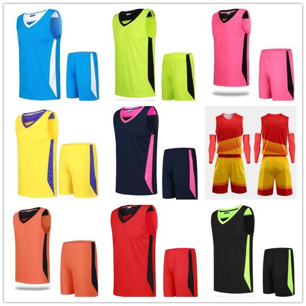 

customize any name any number man women lady youth kids boys basketball jerseys sport shirts as the pictures you offer zz0341, Black;red