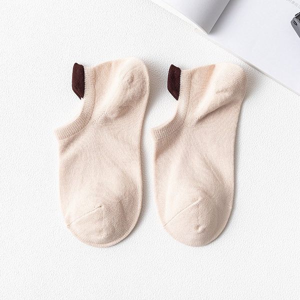 

women short socks casual harajuku solid color breathable moisture wicking deodorant elastic athletic work socks, Black;white