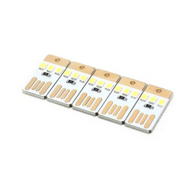 

night lamp mini pocket card usb power led keychain night lights 0.2w usb led bulb book light for lappc powerbank