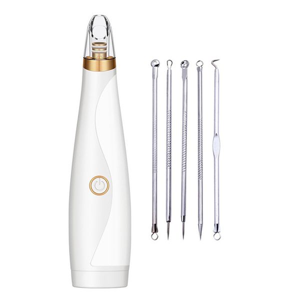 

stainless steel travel blackhead cleaner set machine home effective facial portable massager electric acne remove skin care