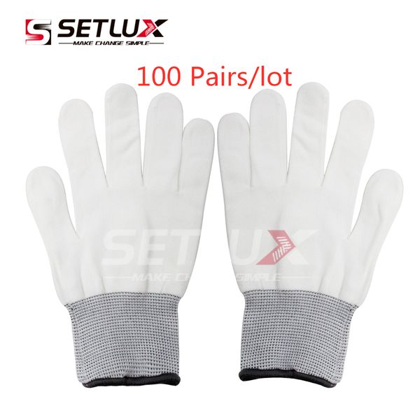 

wholesale 100 pair/pack nylon car wrap gloves for installing vinyl car wrapping handling wrok gloves wrap tools