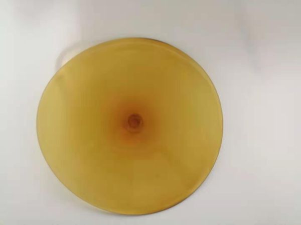 

beautiful decoration hand blown glass lamps round decorative glass plate wall art selling glass wall light