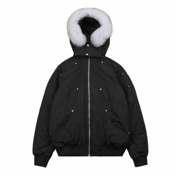 

j910101 mens designer down coat mens luxury outdoor clothing coat parkas new brand fashion solid color hooded parkas size xs-2xl wholesale, Black