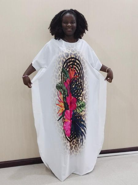 

leopard flower african dresses for women robe africaine 2019, Red