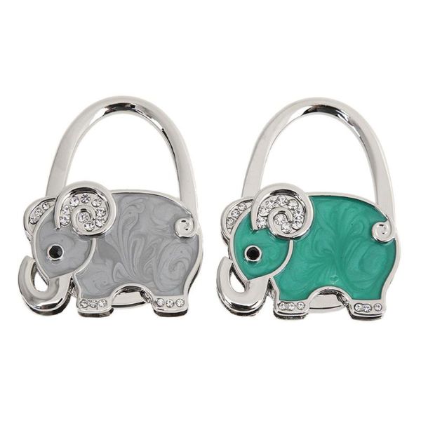 

elephant shape foldable bag hook handbag holder purse hanger table hooks affordable and creative gift small