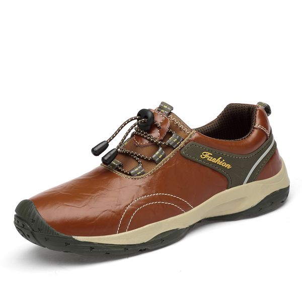 

outdoor trekking shoes men waterproof hiking shoes mountain boots genuine leather woodland hunting tactical walking 39-44