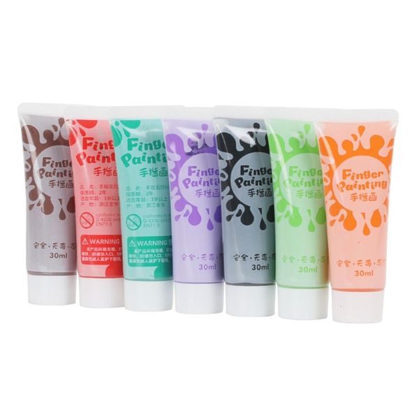 

12pcs washable graffiti finger painting paints for boys girls kids school supply