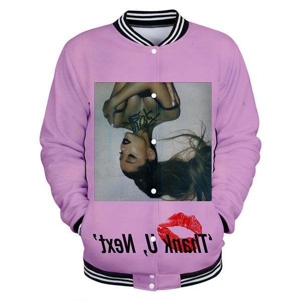 

hoodies trend ariana grande digital printing 3d long sleeves baseball clothes men and women hoodie, Blue;black
