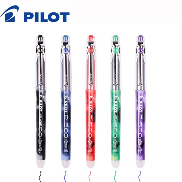 

5 pieces pilot precise p-500 0.5mm precise gel ink rolling ball pens multi-color optional extra fine point student pen smooth wr