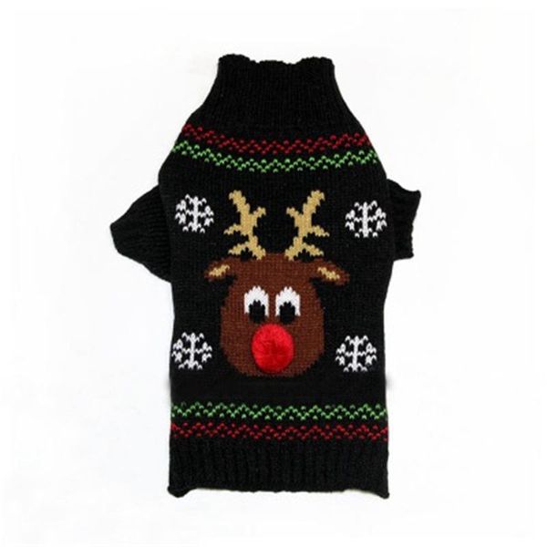 2019 Pet Clothes Christmas Red Nose Deer Pet Sweater Poodle Western Style Teddy Small Medium Large Dog Sweater From Newcute 42 02 Dhgate Com