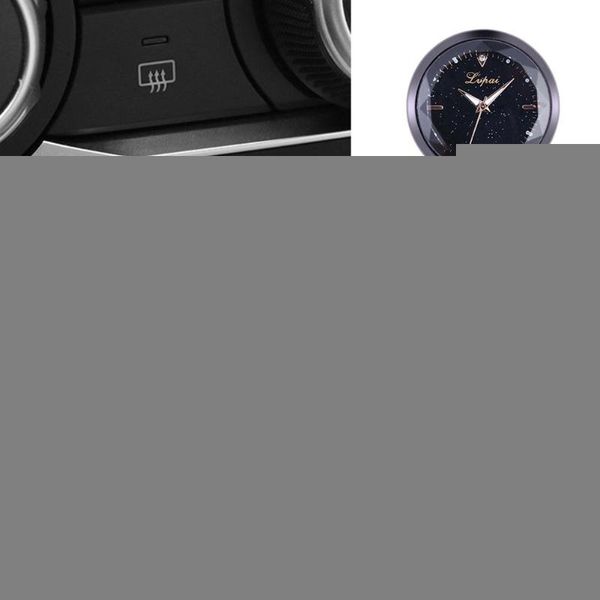 

bz844 car decoration clock timepiece interior ornament automobile sticker watch sophisticated and beautiful work fine 3 colors