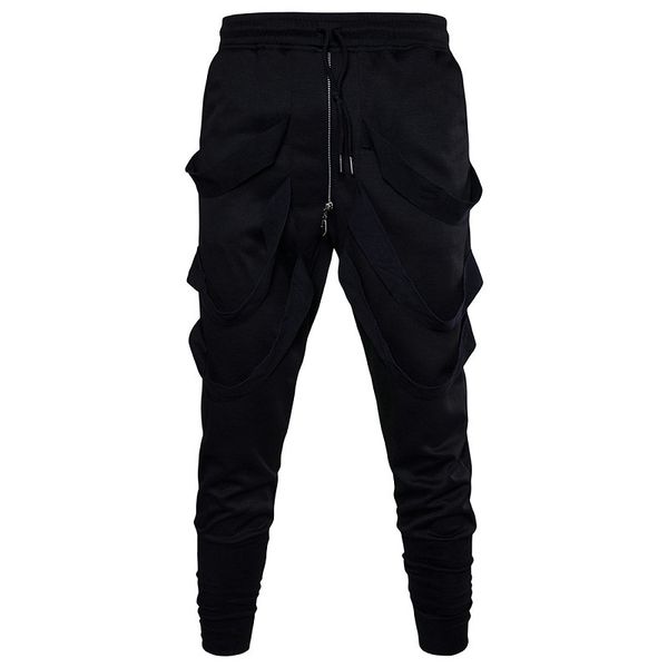 

new fashion black harem pants men cotton blended casual slim mens joggers pants hip hop sweatpants for men