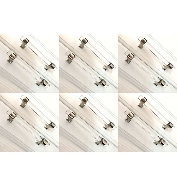 

10x acrylic clear pull handles glass door cupboard cabinet drawer knobs hardware