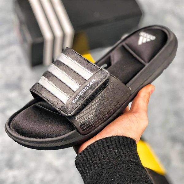 

brand scuffs new arrival designer slippers for men and women summer beach slide luxury scuffs size 36-45, Black