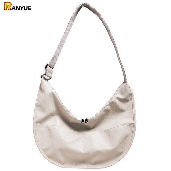 

мода сумки женщины дизайнер простой сумка женская мягкая кожа черный crossbody сумки торговый большой женская сумка messenge