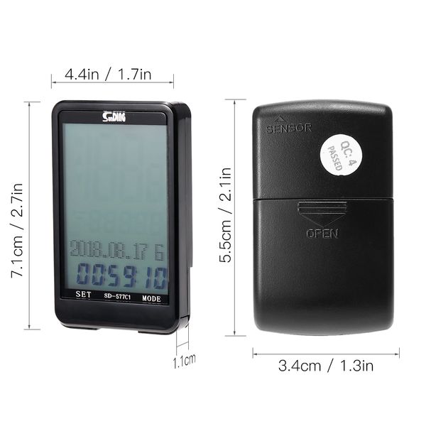 

new mtb road bike computer satch wireless / wired bike computer cycling computer odometer big screen cyclocomputer speed