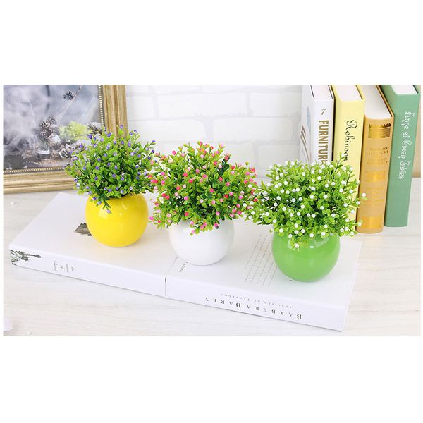 

artificial flowers simulation of milan grain plastic plant p props milan grass fake flower home decoration b