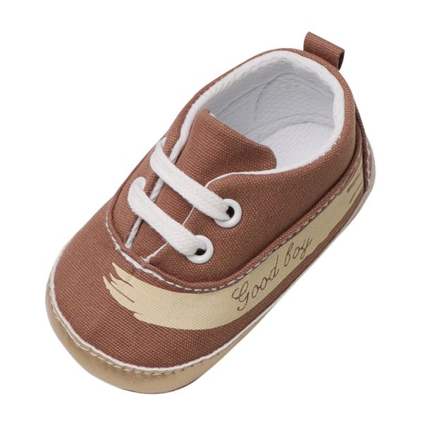 

arloneet 2019 baby casual shoes fashion baby canvas letter crib shoes soft sole anti-slip single drop shipping 30s416, Black