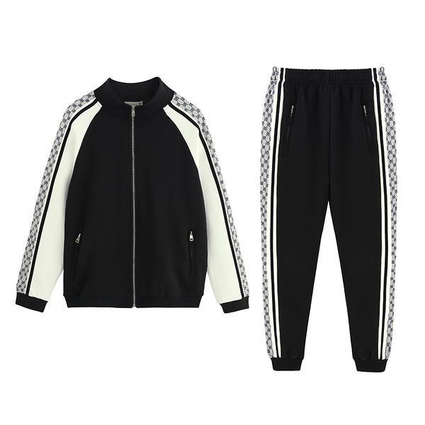 

new tracksuit men winter sportswear hoodies coat loose mens sweater tracksuits zipper sets plus size coat pant, Gray