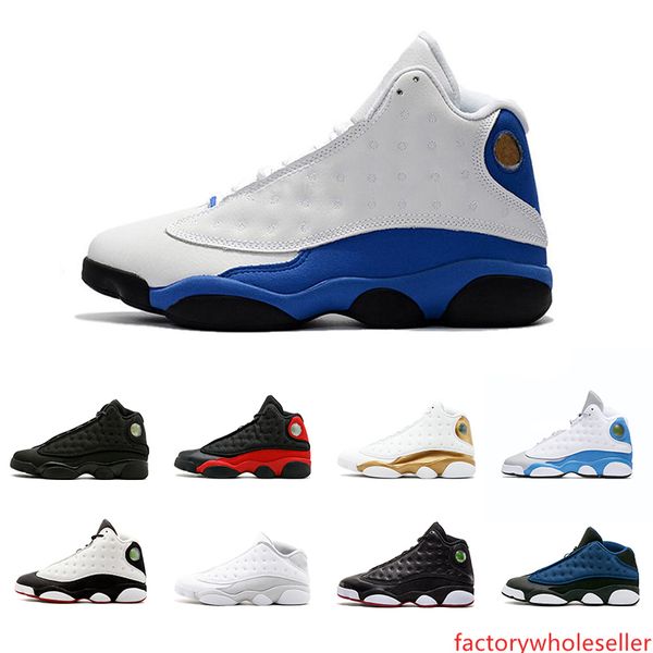

drop shipping hyper royal 13 13s mens basketball shoes 3m gs hyper royal italy blue flints chicago bred dmp black cat sports sneakers