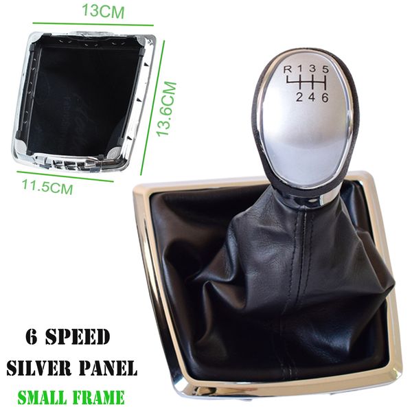 

5/6 скорость автомобиля руководство ручка переключения передач придерживайтесь shifter с кожаным gaiter загрузки обложка для focus2 2 05-08