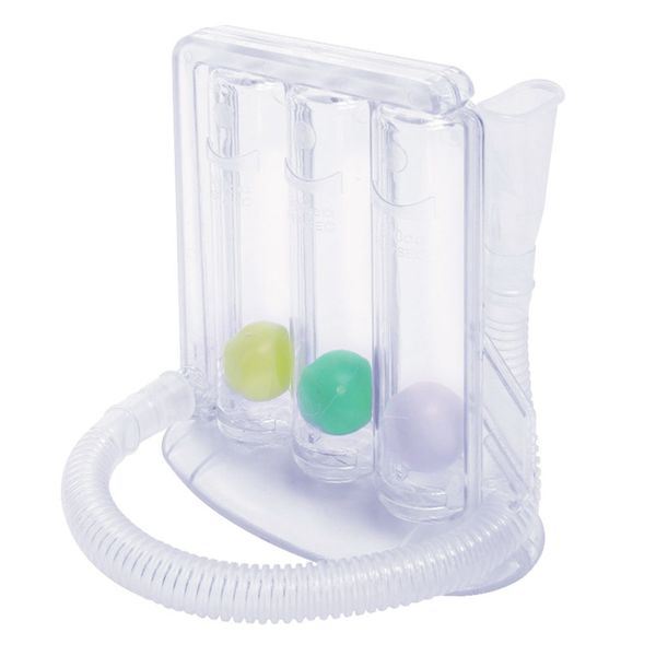 

spirometer respiratory trainer incentive training rehabilitation lung three ball instrument breathing exerciser