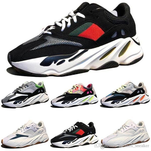 

Hot Kanye West Wave Runner 700 Boots Grey Running Shoes for men 700s boot womens mens Sports Sneakers trainers outdoor designer Causal shoes