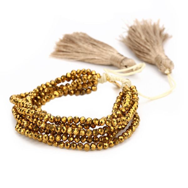 

go2boho bracelet women fit miyuki strand bracelets pulseras mujer 2019 bohemian jewelry crystal summer boho chic tassel handmade, Black