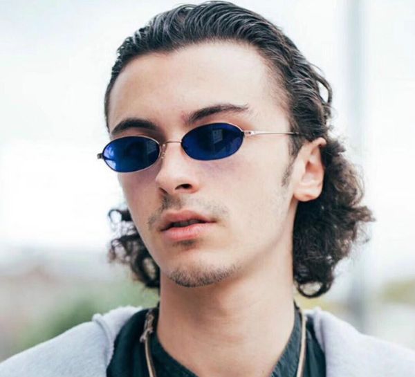 

small oval steampunk sunglasses men 2019 retro brand gafas de sol vintage sunglasses women okulary sunglss, White;black