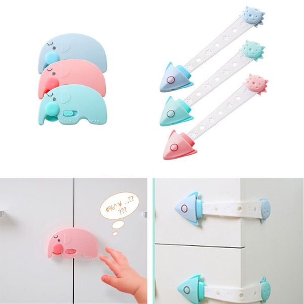 

3pcs/lot cabinet door drawers refrigerator toilet baby safety locks for kids baby locks for children kids safety