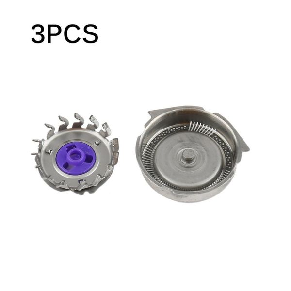 

3pcs/set professional replacement shaver head blades cutters suitable electric razor silver