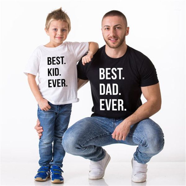 

dad kid tshirts family summer letter o-образным вырезом с коротким рукавом тис мужчины мода свободные топы мужские лучший mom, White;black