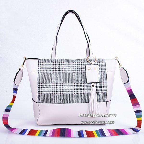 

модные pu сумки женщин с цветными ремешками sh596