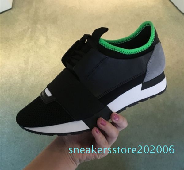 

kanye west bale nciaga low sneakers men and women leather business casual shoes paris mens designer shoes 35-47 s06, Black