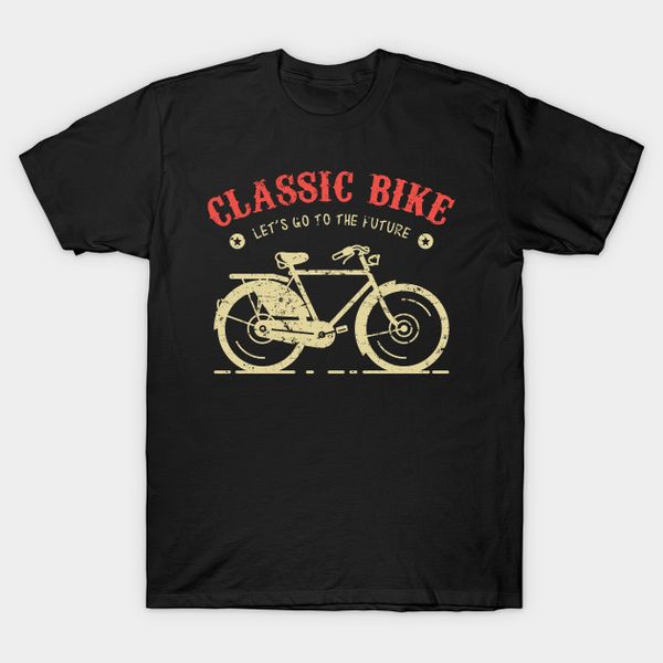 

men t-shirt classic bike tshirt women t shirt, White;black