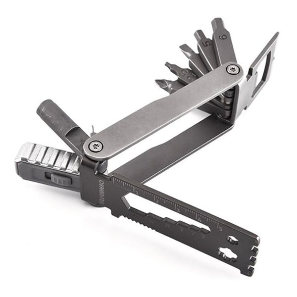

17 in 1 multifunction bicycle bike cycling repair tool mini wrench bottle opener