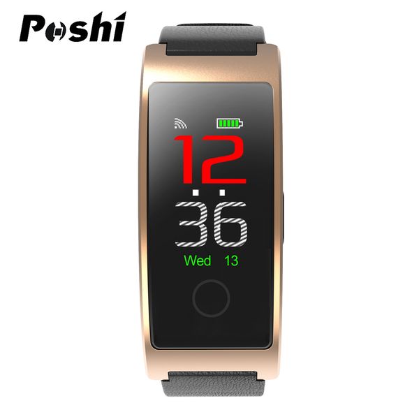 

smart watch men bluetooth digital watch sport fitness leather strap calorie heart rate pedometer new women watches relogio reloj, Slivery;brown