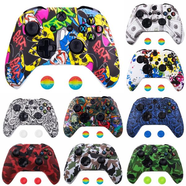 

kxino xbox cover quality wired or wireless camo protective soft silicone gel skin case high for vodool one gamepads controller cover