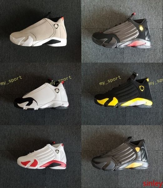 

14 xiv desert sand men basketball shoes 14s bred last sblack toe candy cane sports shoes sneakers women boots athletics shoe
