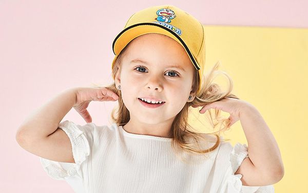 

tou--child cute outdoor sport sun hat baby girl brand summer leisure hat baby boy baseball cap children peaked cap 1pc, Yellow