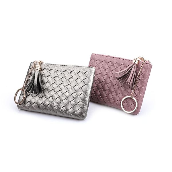 

new korean women bag zipper clutch bag tassel mini coin purse manufacturers womens handbags and purses