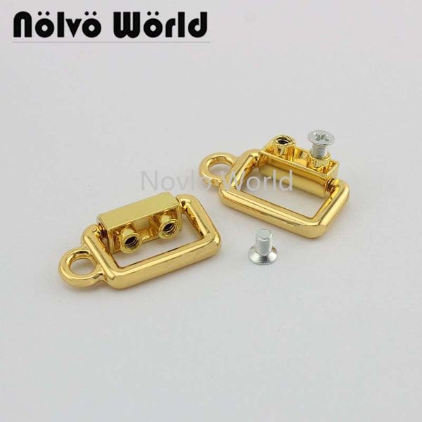 

4 pieces, small quantity high-grade straps lateral connection ring hand strap hang bag hook bags handbags hardware accessories, Black