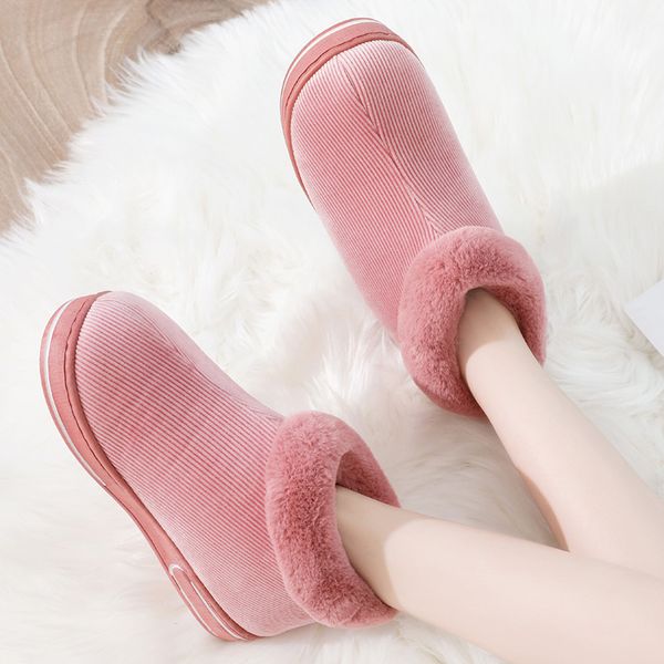 

women plush insole snow boots suede cotton shoes woman fashion thick bottom solid color soft snow booties warm ladies flat boots, Black