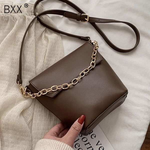 

bxx] pu leather crossbody bags for women 2020 spring travel handbag fashion simple shoulder messenger bags ladies bag hk828