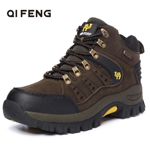 

2019 couples outdoor mountain desert climbing shoes. men women ankle hiking boots, plus size fashion classic trekking footwear