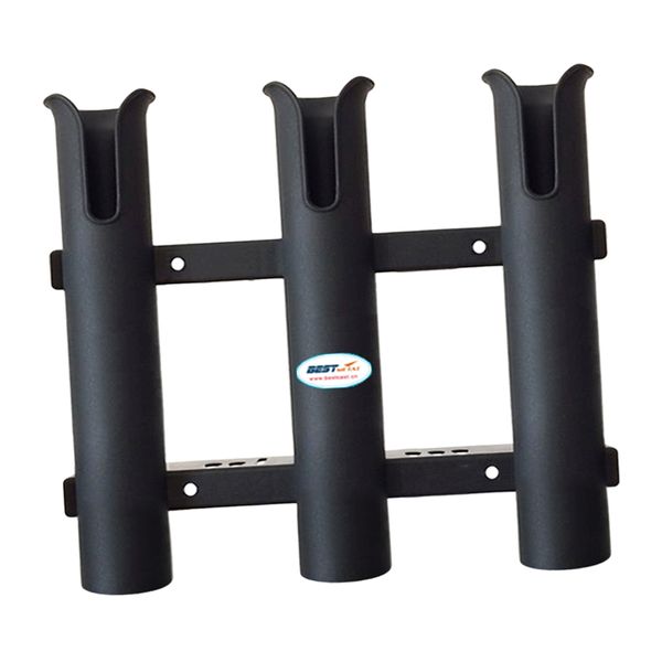 

3 white plastic connecting tubes fishing rod holder rod holder