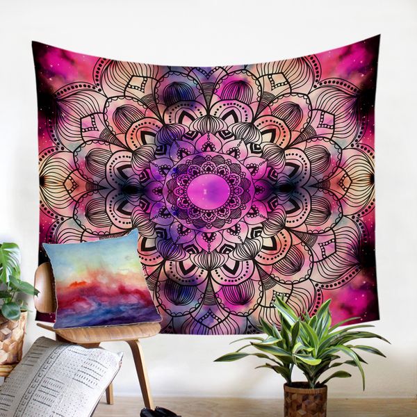

black star лоо wall hanging би мандала полоене гобелен акваѬели гобелен наенне ковѬ