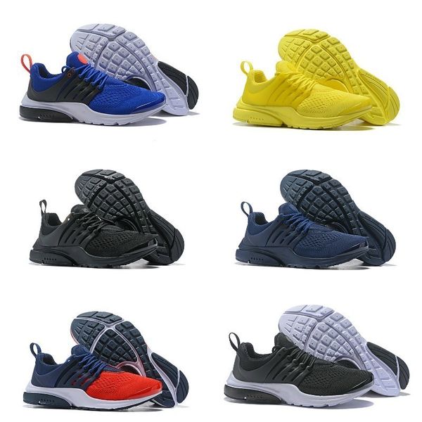 

2019 new presto 5 men women run shoes air prestos ultra br qs tp yellow pink black oreo brand sports fly jogging shoes, White;red